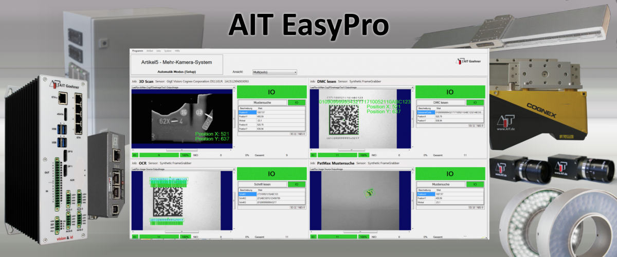 AIT EasyPro Screenshot und Ausrüstung