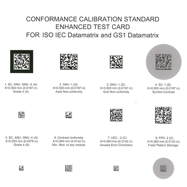 conformance calibration card